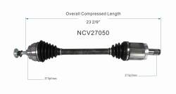 GSP - GSP NCV27050 Front Left CV Axle Assembly for 11-17 BMW X3/15-18 X5 - Image 6
