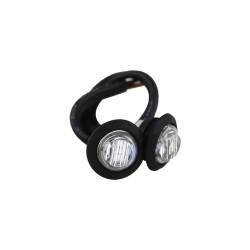 Motobilt - Motobilt MB6500 3/4" Clear Amber LED Fender Light 2Pc for Jeep CJ/YJ/JK/JL/JT - Image 3