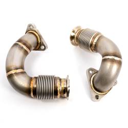 Pacific Performance Engineering - PPE 316119511 High-Flow Stainless Up-Pipes for 11-14 Ford 6.7L Power Stroke - Image 2