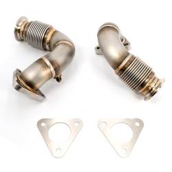 Pacific Performance Engineering - PPE 316119511 High-Flow Stainless Up-Pipes for 11-14 Ford 6.7L Power Stroke - Image 1