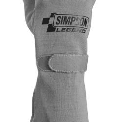 Simpson Safety - Simpson Racing LGALG Legend SFI-1 Racing Gloves Large Alloy Nomex SFI 3.3/1 - Image 6