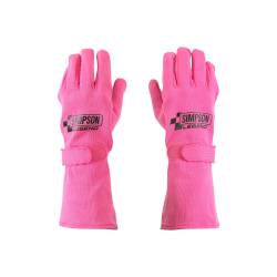 Simpson Safety - Simpson Racing LGPLG Legend SFI-1 Racing Gloves Large Pink Nomex SFI 3.3/1 - Image 4