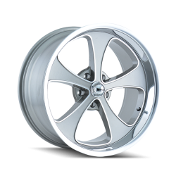Ridler Wheels - Ridler Wheels 645-8965GP 645 Series 18x9.5 5x4.5 0mm Matte Gray/Machined - Image 1