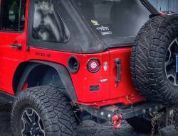 Motobilt - Motobilt MB5506 Round Tail Light Conversion Kit for 07-18 Jeep Wrangler JK/JKU - Image 10