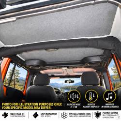 Design Engineering - Design Engineering 50149 Black Rear Side Window Only for 11-18 Jeep Wrangler 4DR - Image 2