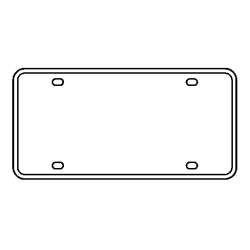 Apparel & Merchandise - Vanity License Plates