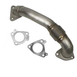 BD Diesel - BD Diesel 1043803 Passenger Side Turbocharger Up-Pipe Kit for 01-04 LB7 Duramax - Image 1