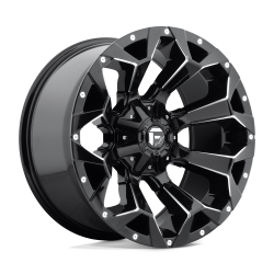 Fuel 1PC - Fuel Off Road D57618902645US D576 ASSAULT 18x9 5x4.5/5.0 -12mm Black/Milled - Image 1