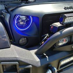 Oracle Lighting - Oracle 5769-332 7" High Powered LED Headlights Black Bezel Dynamic ColorSHIFT - Image 2