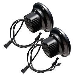 Oracle Lighting - Oracle 5876-504 Oculus 7" Colorshift Bi-LED Projector Headlights for Jeep JK - Image 2
