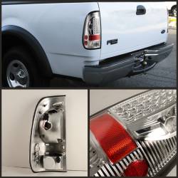 xTune Auto - xTune Auto 5012944 LED Tail Lights Chrome/Clear - Image 2