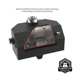 Mishimoto - Mishimoto MMRT-MUS-15EBK Coolant Tank for 15-23 Mustang EcoBoost/V6/V8 Black - Image 2