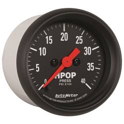 AutoMeter - AutoMeter 2696 Z-Series Diesel High Pressure Oil Pump Gauge 2-1/16" Full Sweep - Image 3