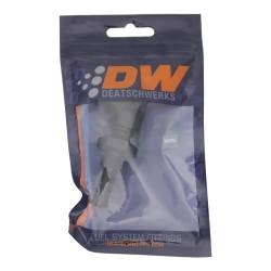 DeatschWerks - DeatschWerks 6-02-0733-B 6AN Male to 3/8" 90-Deg Hose Barb Matte Black - Image 2