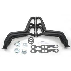 Patriot Exhaust - Patriot Exhaust H8033-B 1-5/8" Black Steel Long Tube Header for Chevy - Image 1