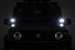 Rough Country Suspension Systems - Rough Country 72122 LED Ditch Light Kit for 18-26 Suzuki Jimny - Image 6
