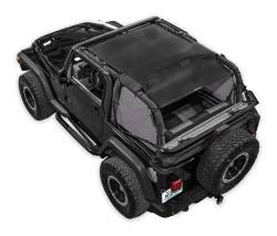 SpiderWebShade - SPIDERWEBSHADE SWS-SPDSDE-01-TJ-GRY SpiderSides Side Shades Gray for Jeep TJ - Image 1