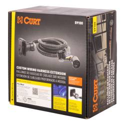 CURT - CURT 59100 7' Custom Wiring Extension Harness Adds 7-Way RV Blade to Bed - Image 2
