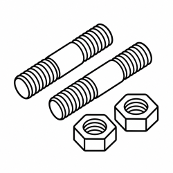 Engine & Components - Engine Bolts & Fasteners - Exhaust Manifold Hardware