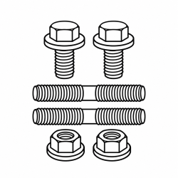 Engine & Components - Engine Bolts & Fasteners - Turbo Up-Pipe Hardware