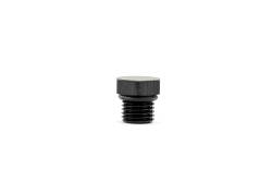 HPS Performance - HPS AN814-4 Hex Head Straight Thread Plug -4AN Port Thread w/O-Ring Black - Image 2