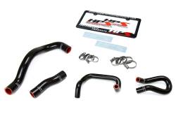 HPS Performance - HPS 57-1641-BLK Black Radiator/Heater Coolant Hose Kit for 01-05 Lexus IS300 I6 - Image 2