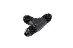 HPS Performance - HPS AN824-3 -3AN Male To Male 3-Way Tee Adapter Aluminum Black 37-DEGree - Image 2