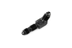 HPS Performance - HPS AN837-4 -4AN Male To Male Bulkhead Adapter Aluminum Black 45-DEGree - Image 2