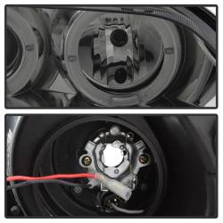 Spyder Auto - Spyder Auto 5009104 LED Halo Projector Headlights Chrome/Smoked - Image 3