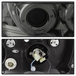 Spyder Auto - Spyder Auto 5009104 LED Halo Projector Headlights Chrome/Smoked - Image 4