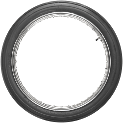 Coker - Coker 74774 300-21 FIRESTONE MOTORCYCLE BLACK - Image 2