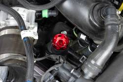 HPS Performance - HPS Performance 5269-110R Anodized Billet Aluminum Twist-Lock Oil Cap Red - Image 2