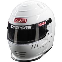 Simpson Safety - Simpson Safety 7707581 Speedway Shark Racing Helmet 7.625" White - Image 1