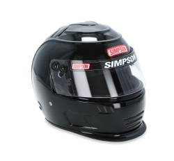 Simpson Safety - Simpson Safety 7707382 Speedway Shark Racing Helmet 7.375" Black - Image 2