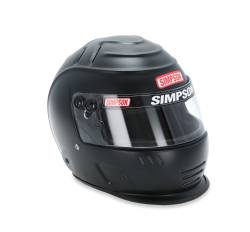 Simpson Safety - Simpson Safety 7707128 Speedway Shark Racing Helmet 7.500" Matte Black - Image 2