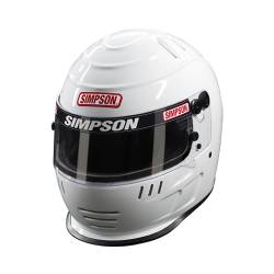 Simpson Safety - Simpson Safety 7707141 Speedway Shark Racing Helmet 7.250" White - Image 2
