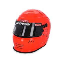 Simpson Safety - Simpson Safety 770714S Speedway Shark Racing Helmet-7.250" Safety Orange - Image 2