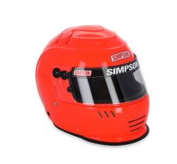 Simpson Safety - Simpson Safety 770718S Speedway Shark Racing Helmet-7.125" Safety Orange - Image 4