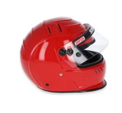 Simpson Safety - Simpson Safety 7707344 Speedway Shark Racing Helmet 7.750" Red - Image 2