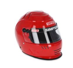 Simpson Safety - Simpson Safety 7707344 Speedway Shark Racing Helmet 7.750" Red - Image 4