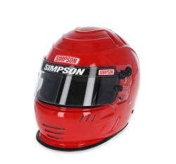 Simpson Safety - Simpson Safety 7707344 Speedway Shark Racing Helmet 7.750" Red - Image 3