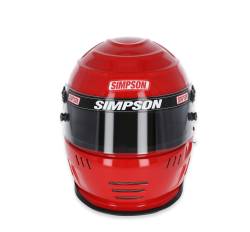 Simpson Safety - Simpson Safety 7707344 Speedway Shark Racing Helmet 7.750" Red - Image 5