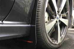 Rally Armor - Rally Armor MF45-UR-BLK/WH Black Mud Flap White Logo - Image 2