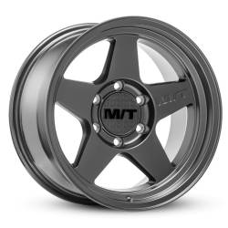 Mickey Thompson - Mickey Thompson Open 5 17x9 5x5.0 -12mm Satin Black 226100383 - Image 1