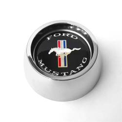 Grant - Grant 5847 Ford Licensed Mustanger Horn Button Chrome 3-Hole Steering Wheel - Image 1