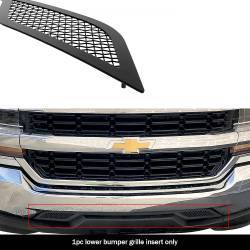 APS - APS Wire Mesh Bumper Grille Black 16-18 Silverado 1500 GR03GFC23H - Image 3