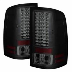 Spyder Auto - Spyder Auto 5078186 Black/Smoke LED Taillights for 07-13 GMC Sierra - Image 1