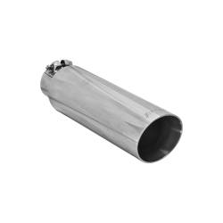 Flowmaster - Flowmaster 15397 Exhaust Pipe Tip Angle Cut Polished Stainless Steel - Image 2