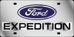 Eurosport Daytona - Eurosport Daytona 1511N-1 Stainless License Plate Ford Expedition Logo - Image 1