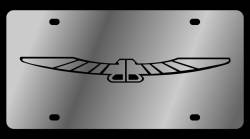 Eurosport Daytona - Eurosport Daytona 1541-1 Stainless License Plate Thunderbird Logo - Image 1